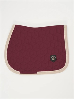 Saddle Pad for Horses & Ponies — Burgundy