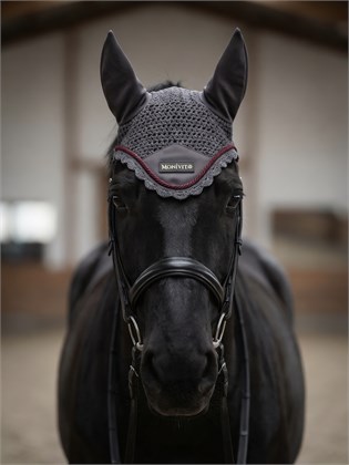 Ear Bonnet for Horses & Ponies — Graphite