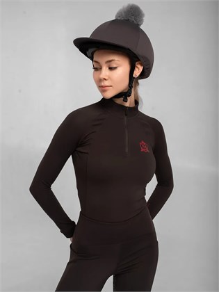 Kids' Thermal Riding Base Layer — Graphite