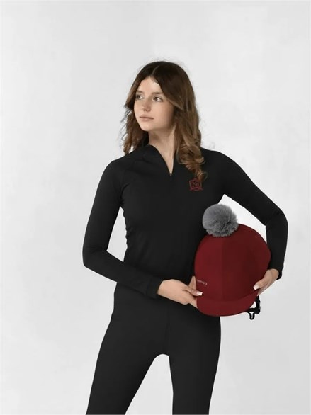 {{photo.Alt || photo.Description || 'Лонгслив детский утепленный для конного спорта и верховой езды'}}